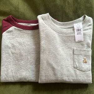 Gap Two 100% cotton Gray Long Sleeve Shirts